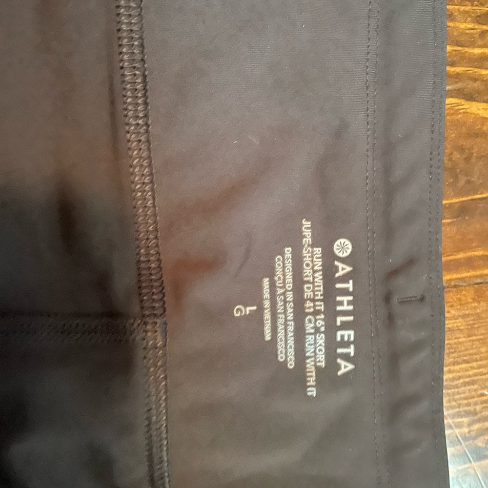 Athleta Black Skort - Picture 2 of 3
